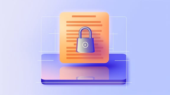 a lock inside a projector screen